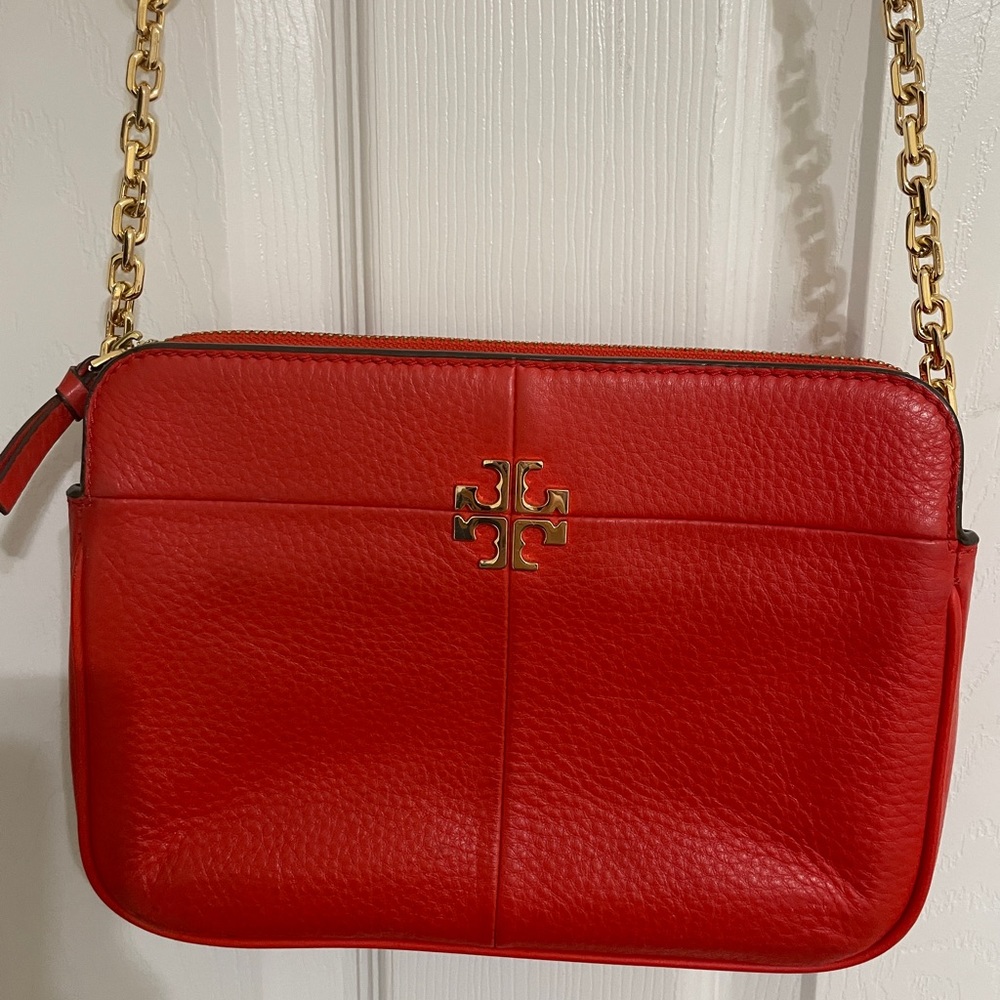 Tory Burch Red Crossbody Camera Bag